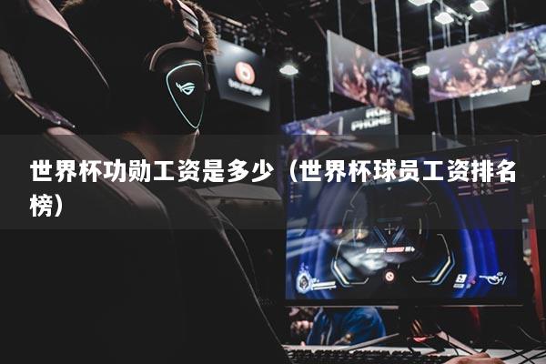 世界杯功勋工资是多少（世界杯球员工资排名榜）